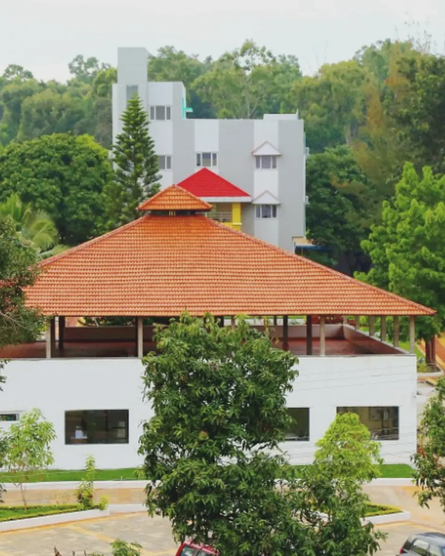 The outlook from the front of Hotel Hills Yelagiri