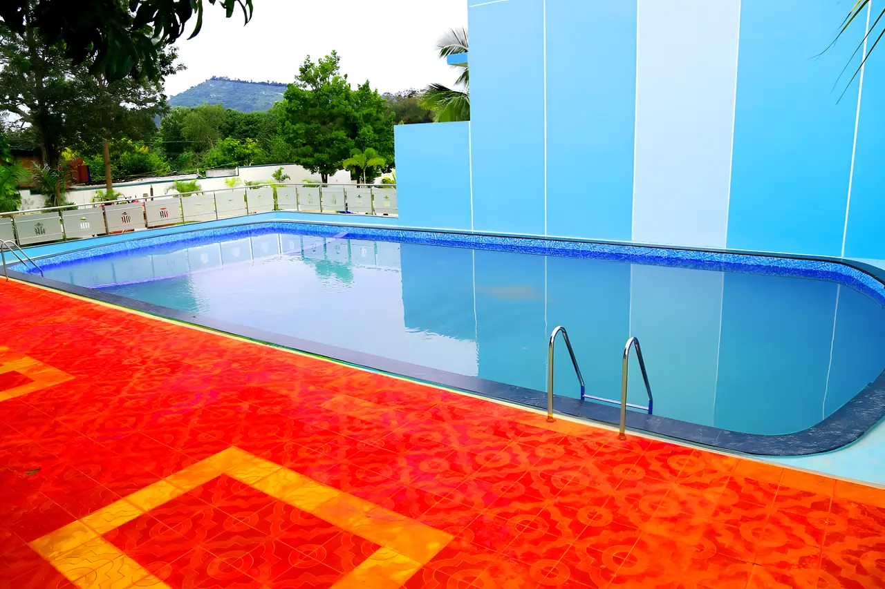 The swimming pool